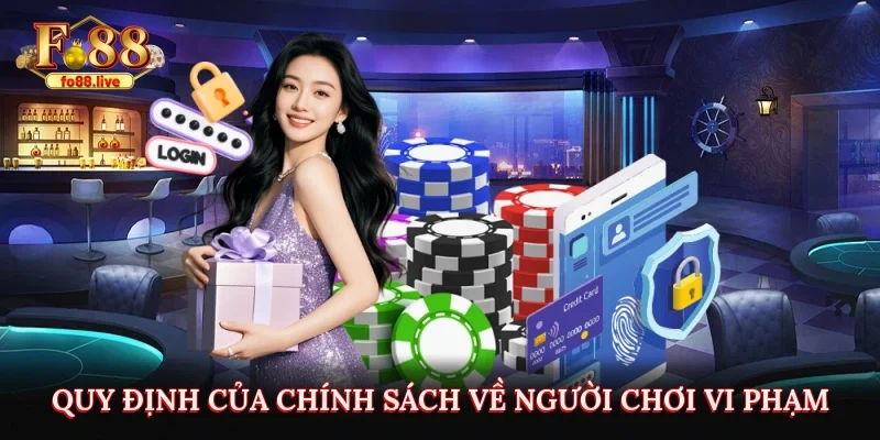 Quy định của chính sách về người chơi vi phạm
